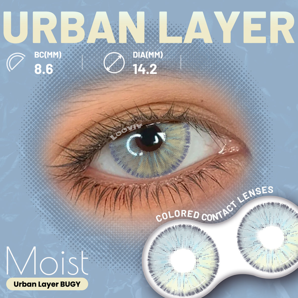 Looviv Urban Layer Blau Grau