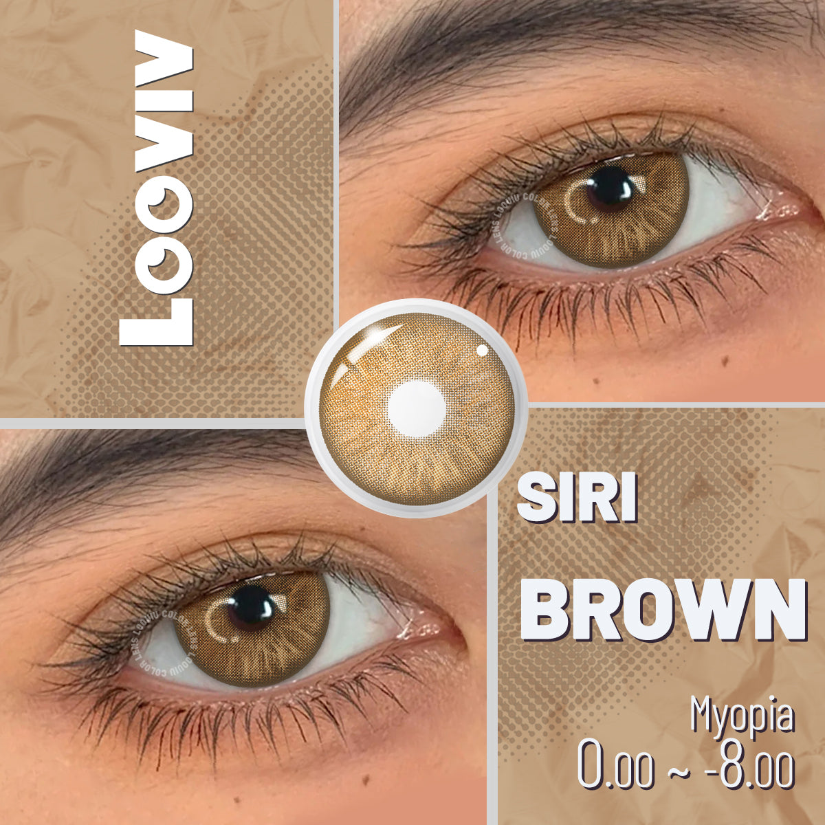 Looviv Siri Brown