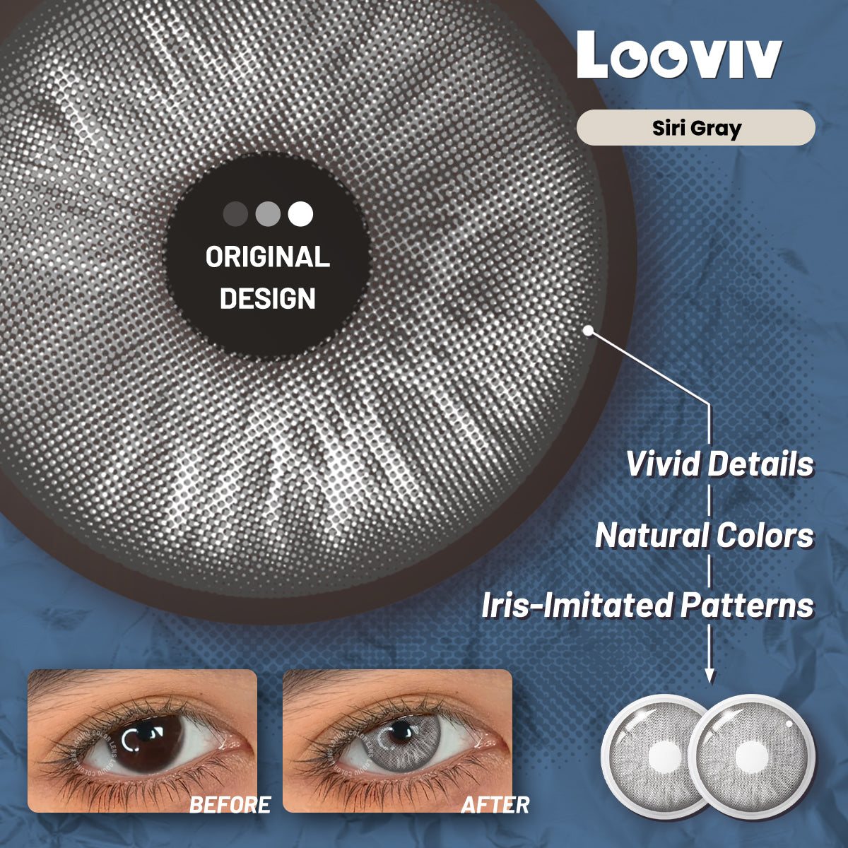 Looviv Meta Blau